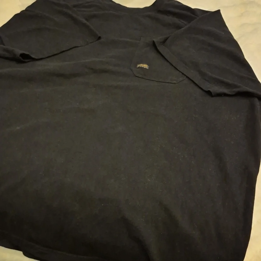 Ariat Rebar Blsck  Short Sleeve Tshirt 4XL (1261A) .VGC.